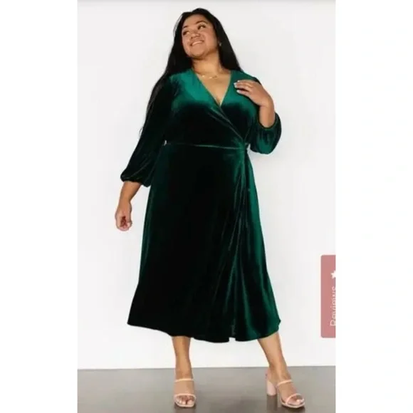 ✨HP✨ EUC Baltic Born Wrap Dress - Picture 1 of 3